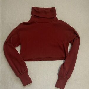 Princess Polly Red Turtleneck Sweater